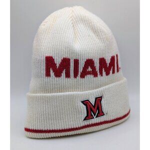 Miami University Ohio Redhawks Adidas Winter Knit Beanie Hat Sock Cap Warm NCAA